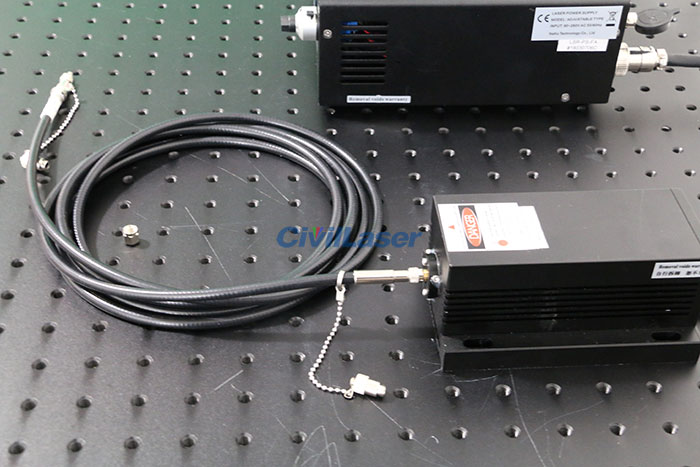 Pulsed laser 355nm 30mW UV 섬유 결합 레이저 Source